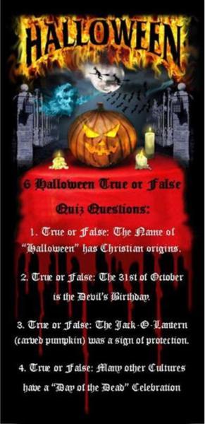 Halloween quiz 