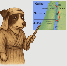 Zuko explains the Trans-Jordan Route